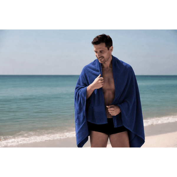 Pack of 4 Jumbo Bath Sheets Set 100% Egyptian Cotton (80x140 CM) Quick Dry 500GSM Highly Absorbent Soft Feel Bath Sheets XL Bathroom Towel Perfect for Daily Use