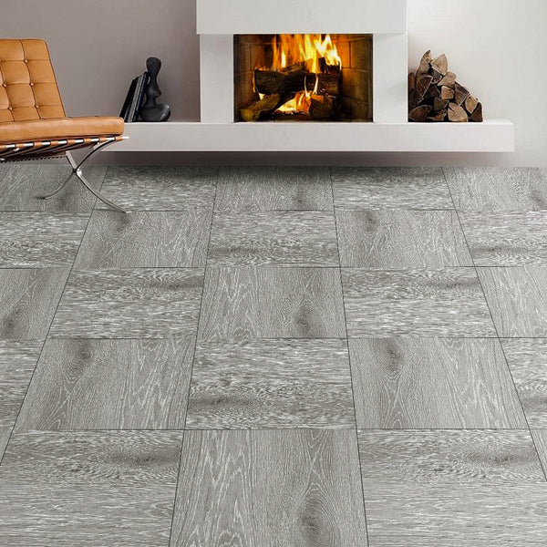 LIVINGANDHOME 24PCS Peel and Stick Non-slip Floor Tiles - 12