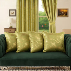 Set of 4 Marble Style Cushions Filled, Soft Decorative Pillows for Sofa, Couch, Bed & Living Room, Modern Gold Marble Pattern Accent for Home Décor