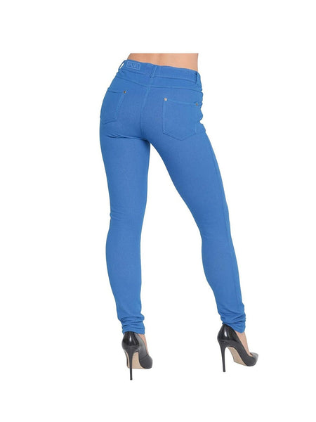 Women’s High-Waisted Stretch Jeans LOOK Jeggings Slim Fit Skinny Denim Trousers – Comfortable, Soft, Pull-On Elastic Waist Pants for Shaping Body Contour, Casual Everyday Wear, Lightweight, Breathable, Stretchy Jean Leggings, Fashion Essentials, Slimming