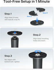 Pelonis 30-Inch Advanced Bladeless Tower Fan with Remote Control, 3 Adjustable Speeds, Ultra-Quiet Cooling, 7-Hour Programmable Timer - Perfect for Home, Office, and Bedroom Comfort
