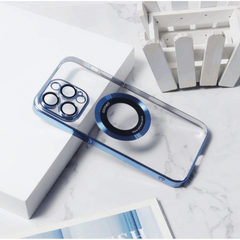 Magnetic Phone Casefor iPhone 12, 12 Pro, 12 Pro Max Titanium Metallic Color Luxury Phone Case Support Wireless Charging with Lens Protector Shockproof Clear Cover