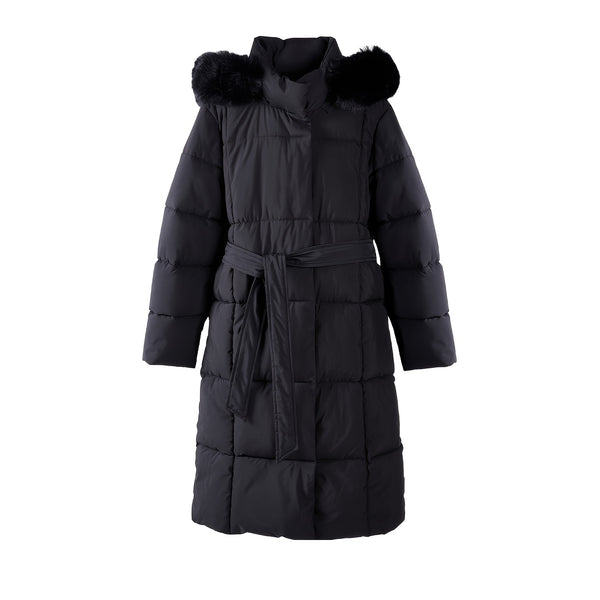 Long Belted Puffer Coat Winter Wonderland Outfit Women Casual Jacket, Versatile Winter Outerwear With Chic Design, Perfect For Everyday Fashion And Cold Weather Comfort