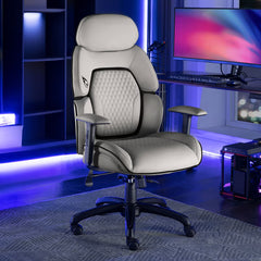 DPS® Centurion Gaming Office Chair with Adjustable Headrest, Black
