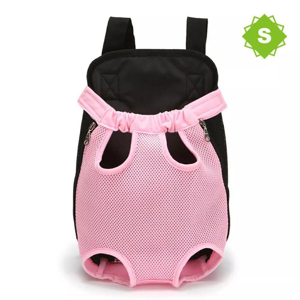 ATEK Breathable Mesh Pet Carrier Backpack With Adjustable Straps, Zipper Closure, And Built-in Leash For Dogs And Cats Christmas Gift