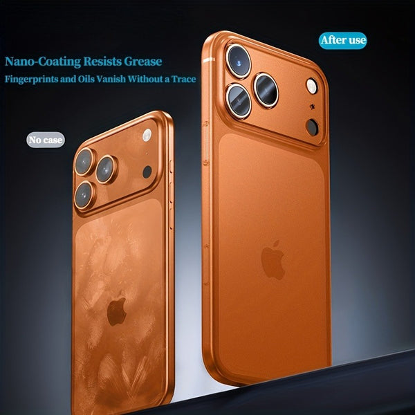 Phone Case - Sleek Case for Iphone 17 Pro Max with Matte Texture And Heat Dissipation Features, High-Quality Protective with Complete Lens Coverage, Drop-Resistant Design for Both Men And Women, Minimalist Phone Case