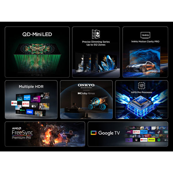 TCL 98C6K 98 Inch Mini LED Smart TV