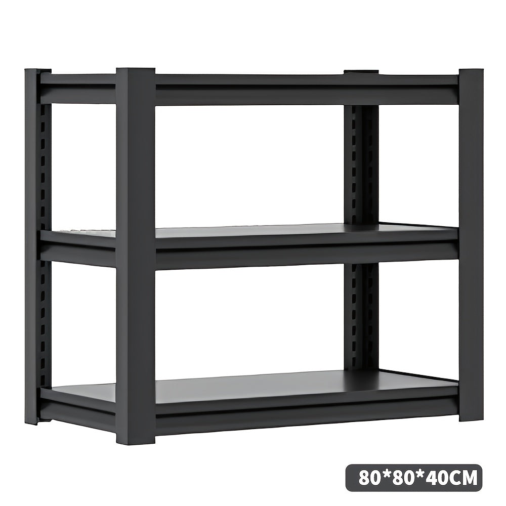 Heavy-Duty Shelving Unit Capable of Holding 1360.78 KG, Designed for Metal Shed Storage. Available in 3, 4, Or 5 Tiers, These Garage Shelves Are Perfect for Organizing Your Warehouse, Workshop, Standing Shelf