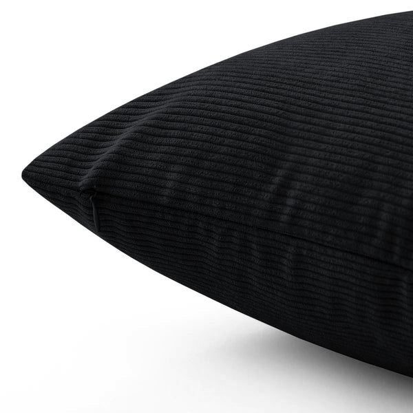 1pc Stripe Velvet Cushion Cover – Soft Luxury Cushion Case, Modern Textured Design, Machine Washable for Sofa & Bedroom Decor, Ideal Gift