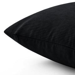 1pc Stripe Velvet Cushion Cover – Soft Luxury Cushion Case, Modern Textured Design, Machine Washable for Sofa & Bedroom Decor, Ideal Gift