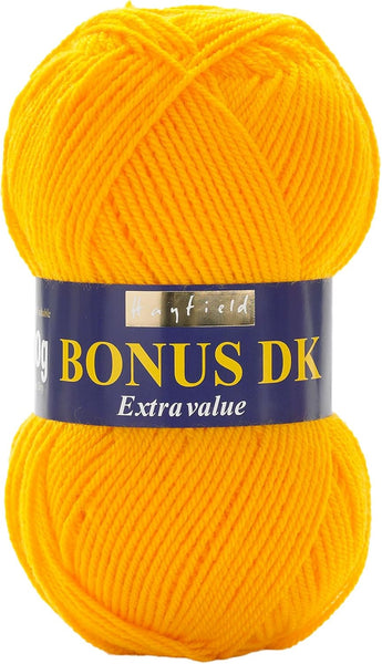 Sirdar Hayfield Bonus DK Double Knitting, White (961), 100G