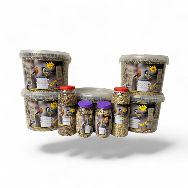Farmly Foods Super Original Wild Bird Seed in a 5 Litre Tub
