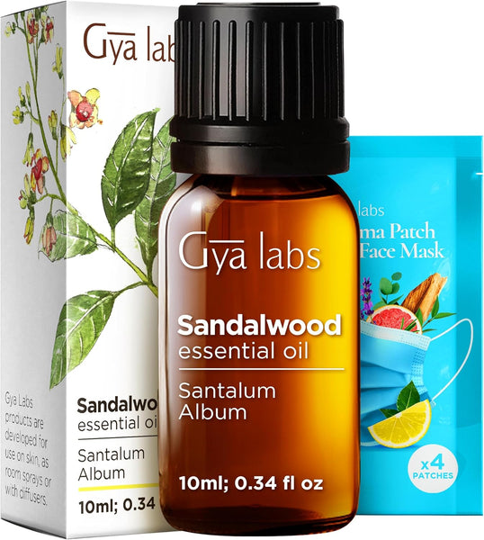 Gya Labs Rose Essential Oils for Skin - 100% Pure Natural Rose Oil for Face, Hair, Diffuser, Perfume & Candle Making Scent Aromatherapy (10Ml)