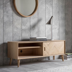 Gallery Milano Oak Entertainment Unit for Tv'S up to 55