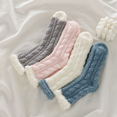 8 Pairs Women's Winter Thermal Fleece Socks