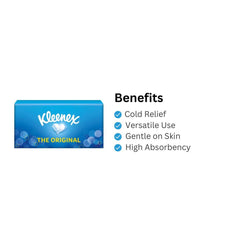 Pack of 6 - Kleenex Original Facial Tissue Box 70's