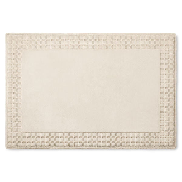 Paramount Memory Foam Plush Bath Mat in Cream, 60 X 91 Cm