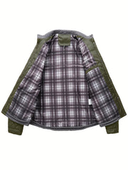Men's Lightweight Warm Jacket, US Sizes