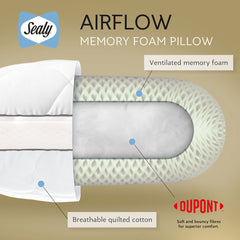 Sealy Memory Airflow Pillow