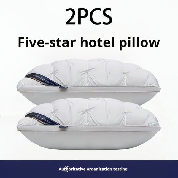 Five Star Hotel Pillow Supports Neck and Spine for Relaxing Sleep