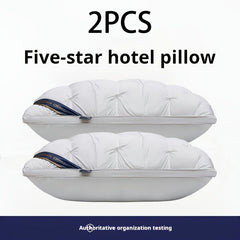 Five Star Hotel Pillow Supports Neck and Spine for Relaxing Sleep