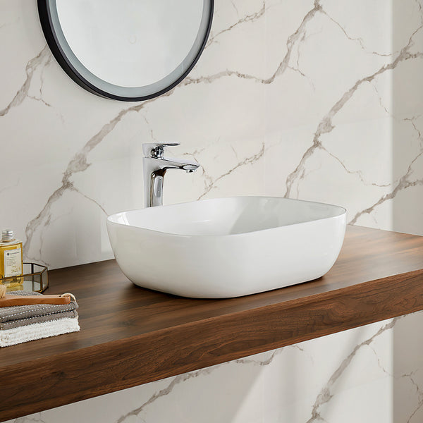 10/20/30/40 Pack Luxury Marble Effect Self-adhesive Floor Tiles 60x30cm, 2mm Thicken Vinyl Flooring Tiles Wall Stickers, Removable PVC Wall Decals, Suitable for Living Room, Bedroom, Kitchen Backsplashes, Bathroom, Office, Background Walls, Easy To Instal