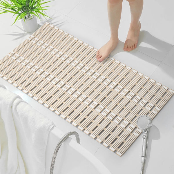 Bath Bathroom Mat Inside Shower Suction Shower Mat 90x40cm