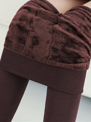 Thermal Leggings Thick Winter Ladies Lined Warm High Waist Tummy Control