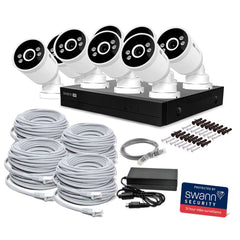Swann 4K NVR 16 X Channel / 8 X NHD-ADVANXB Bullet Cameras with 2TB HDD SWNVK-16ADVANX8B-EU