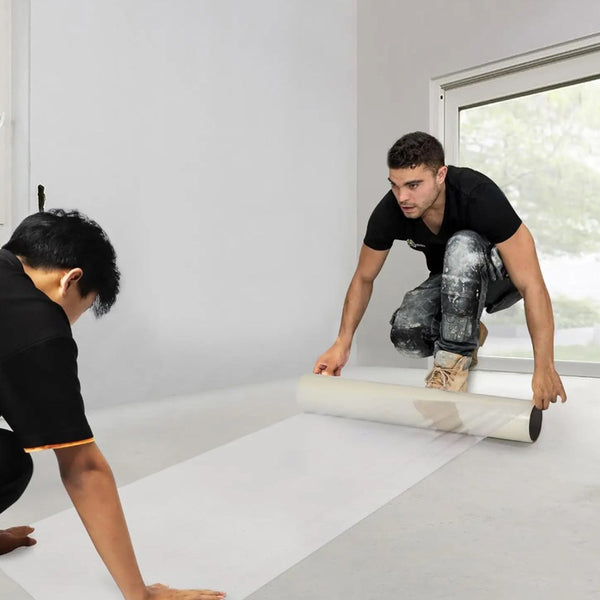 60cmX50/100m Carpet Floor Protection Floor Stairs Protection Film Protector Clear Cover Roll Self Adhesive Carpet