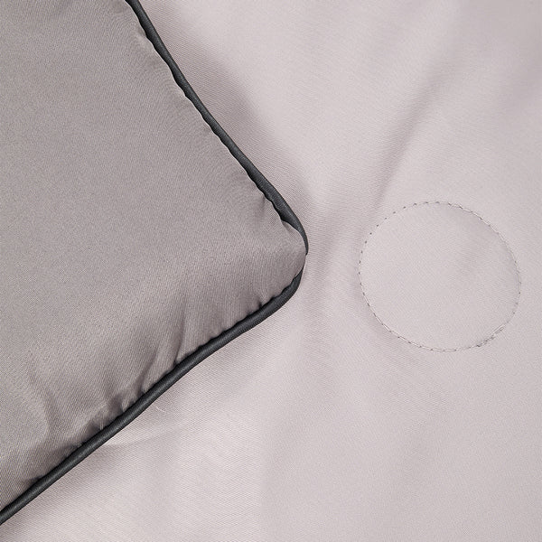 3PCS Luxury Embroidered Summer Bedding Set, Air-Conditioning Thin Quilt Set, Washed Twill Lightweight & Soft Breathable for Hot Sleepers, Machine Washable, Comtemporary Style 100% Polyester (1 Duvet + 2 Pillowcases, Without Pillow Inserts)