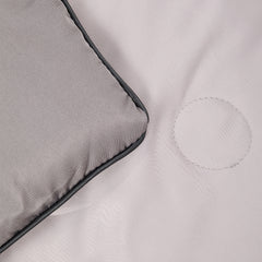 3PCS Luxury Embroidered Summer Bedding Set, Air-Conditioning Thin Quilt Set, Washed Twill Lightweight & Soft Breathable for Hot Sleepers, Machine Washable, Comtemporary Style 100% Polyester (1 Duvet + 2 Pillowcases, Without Pillow Inserts)
