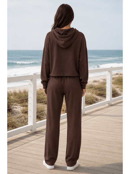 Women'S Soft Touch Tracksuit Set, Zip Up Hooded Jacket & Joggers, Casual 2pcs Lounge Wear Co Ord Outfit, Casual and Sports Wear, Gym Wear Street Wear