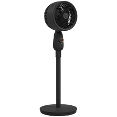 Pedestal Fan, Powerful Air Circulator, 12 Inch Floor Standing Fan with 3 Speed Settings, Oscillating Function for Bedroom, Home and Office, Grey, Adjustable Head, Safe Design, Versatile Use