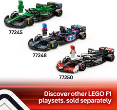 LEGO Speed Champions Ferrari SF-24 F1 Race Car Toy - Model Kit W/A Formula 1 Driver Minifigure - Gift for 10+ Year Old Boys, Girls & Adult Motorsport Fans - Christmas Treat - 77242