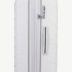 Rock Prime 3 Piece Hardside Luggage Set in White