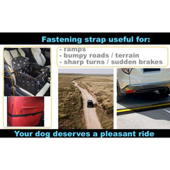 Pet Dog Car Seat, Pet Carrying Basket Suitable for Small Dogs And Cats, Foldable Pet Travel Car Seat Box
