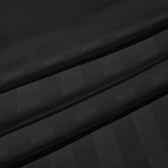 fORZA TEXTILES Luxury Stripe Fitted Sheet Soft Satin Stripe Bed Sheet with Deep Pocket Design, Strong Elasticated Corners for Secure Fit, Wrinkle Resistant and Breathable Fabric, Hotel Quality Bedding for Single Double King Super King, Multiple Colours Av