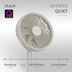 Duux Rize Fan in Stone, DXCF92UK