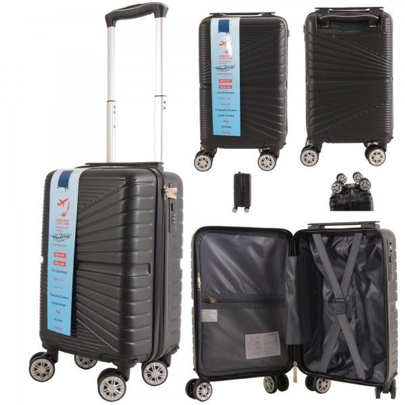 1611 RYANAIR UNDERSEAT CABIN TROLLEY CASE 40 X 25 X 20 CM DETACHABLE WHEELS