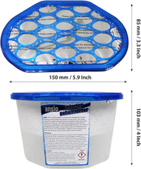 ANSIO Dehumidifier 500Ml Pack of 10 Condensation Remover Moisture Absorber Dehumidifiers for Damp, Mould, Moisture in Home, Kitchen, Wardrobe, Bedroom