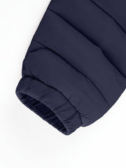 Women's Autumn/Winter Fashion Simple Versatile Lightweight Commuter Hooded Padded Coat with Pockets