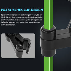 Portable Clip-on Fan, Rotatable Silent Clip-on Fan, Adjustable Angle, Compact and Portable Design, Suitable for Home Offices, Greenhouses and Growing Sheds.