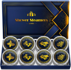 Gifts for Men: Shower Steamers Aromatherapy Men Birthday Gifts, Self Care Bath Bombs SPA Stress Relief, Gifts for Valentines, Thanksgiving, Christmas, Advent Calendar 2025 (8 Pack)