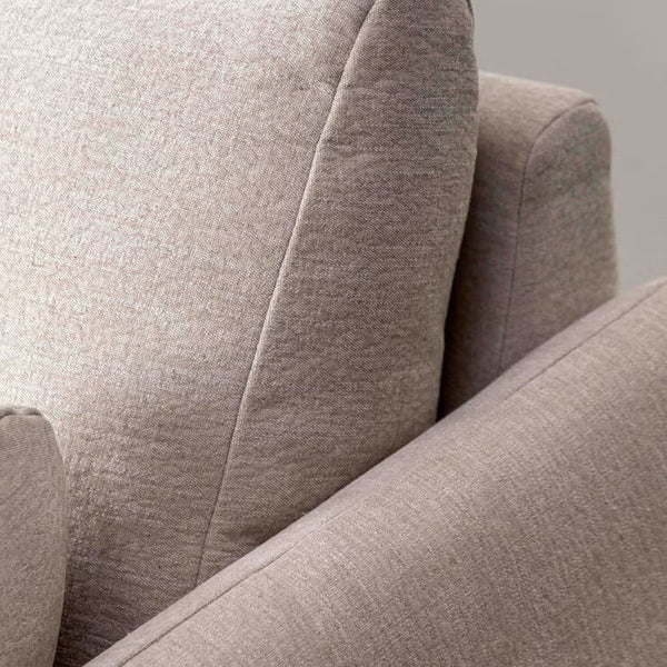 Gallery Oakwood Natural 3 Seater Fabric Sofa