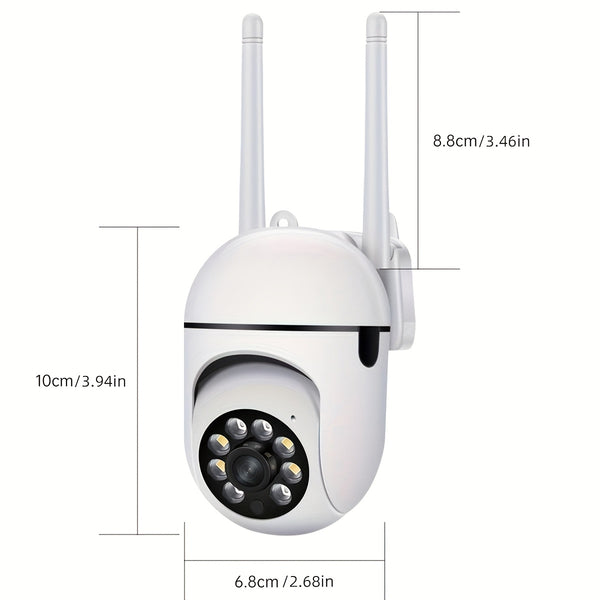 1pc Camera with Full Color Night Vision Wireless WIFI 1080P Full HD Indoor/Outdoor Camera 2-Way Audio Wireless WIFI Security Camera