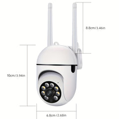 1pc Camera with Full Color Night Vision Wireless WIFI 1080P Full HD Indoor/Outdoor Camera 2-Way Audio Wireless WIFI Security Camera