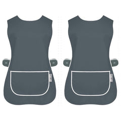 Pack of 2 Tabard Apron | Aprons for Men, Women, and Ladies | Professional Cooking Aprons with 2 Pockets | Adjustable Kitchen Apron for Baking, BBQ, Grilling, Gardening, Crafting, Cleaning, Painting, Barista, Restaurant Work | Cute & Stylish Gift Apron for
