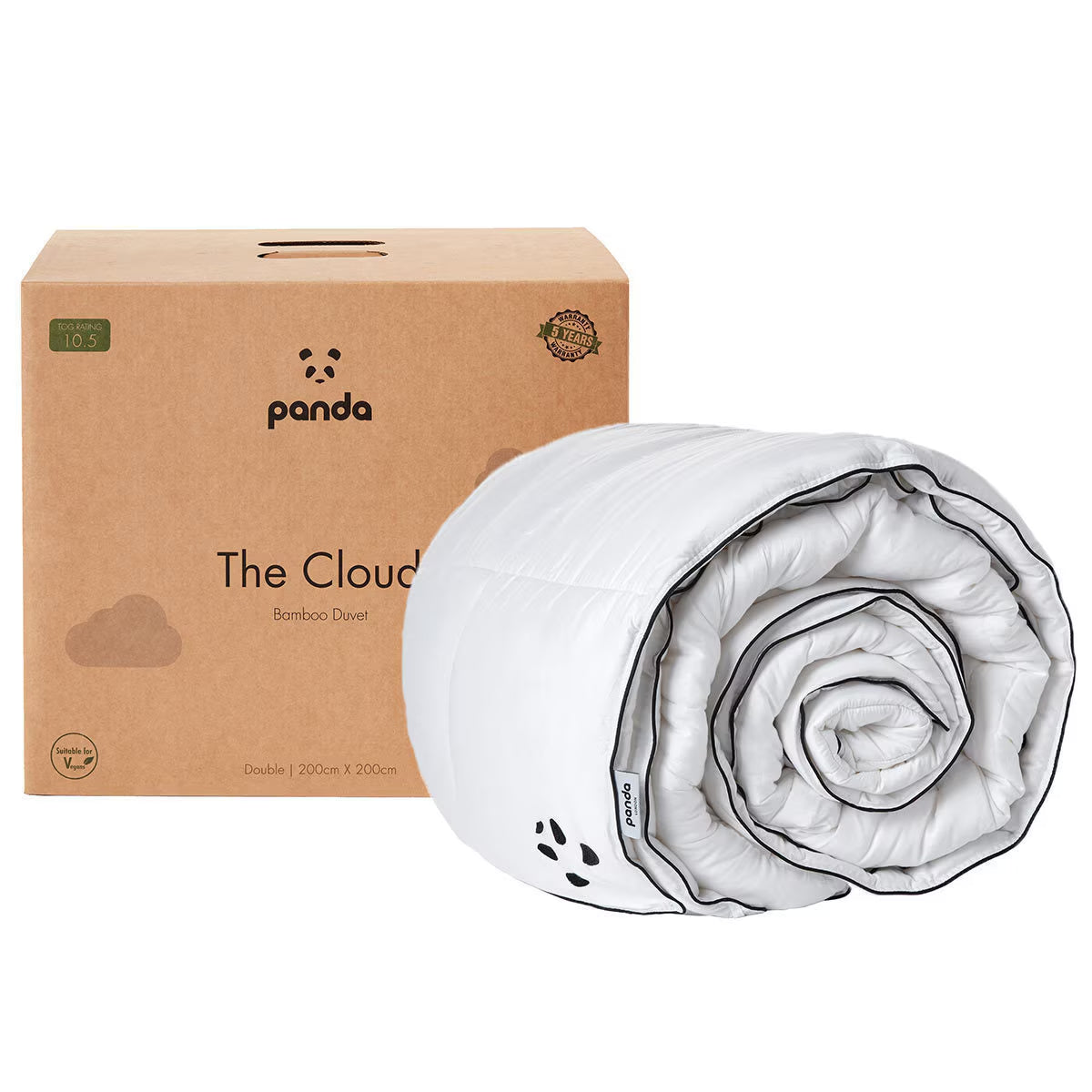 Panda the Cloud Bamboo 10.5 Tog All Seasons Duvet in 4 Sizes