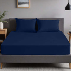 1pc Extra Deep Fitted Sheet, All seasons Bedding Ultra Soft Breathable Microfiber, Wrinkle-Free, Machine Washable, Hotel Quality All Sizes Available